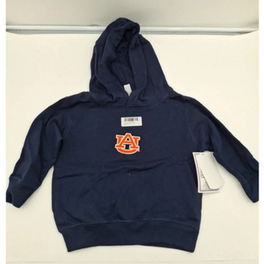 Auburn Tigers Two Feet Ahead Toddler Navy Fleece Hoodie Sweatshirt, 2T, New